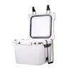 Bison 25QT White Cooler - Open