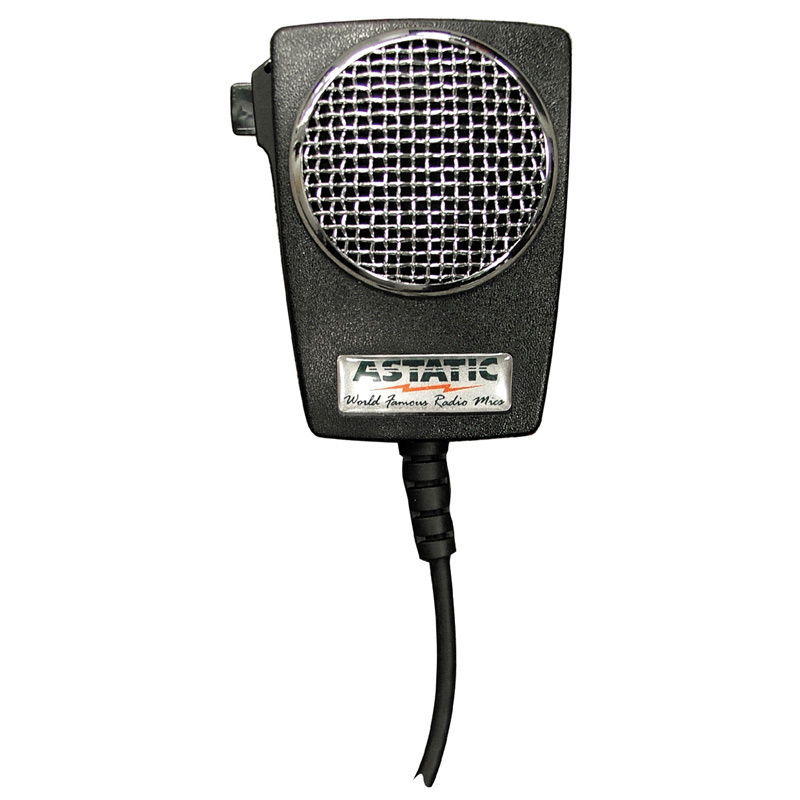 Astatic D104M6B Amplified Ceramic Power 4-Pin Power CB Microphone