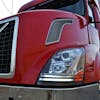 Volvo VNL Chrome Projector LED Headlight Angle View