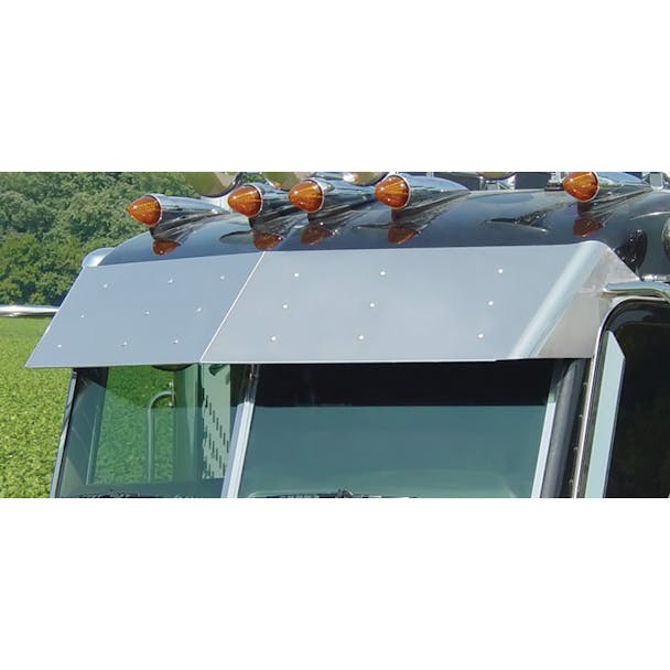 Peterbilt Ultracab 14.5" Drop Visor '05+ By Roadworks