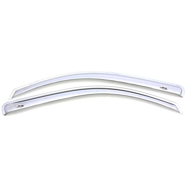 Ford F-150 F-250 Standard Cab AVS Chrome Ventvisor 2 Piece
