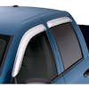 Chevrolet Colorado Crew Cab AVS Chrome Ventvisor 4 Piece On Truck Angle View