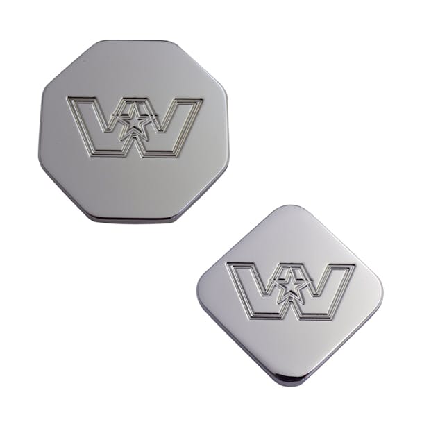 Engraved Western Star Logo Tractor Trailer Air Brake Knob