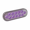 Dual Revolution Oval Stop Tail Turn Purple LED Light