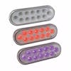 Dual Revolution Oval Stop Tail Turn Red & Purple LED Light