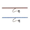 17" Dual Revolution Light Strip Red & Blue LED Marker Light