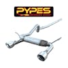 Pypes Jeep Wrangler 4 Door Dual Exhaust System - Pypes