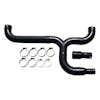 Pypes 5" Diesel Truck Dual Stack Conversion Kit Black Powder Coat Finish