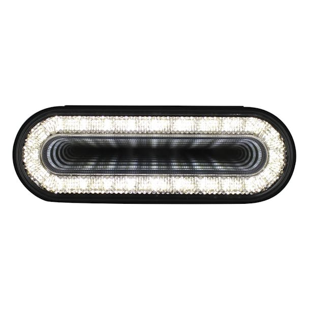 6" Oval 24 Super White LED Back Up Mirage Light