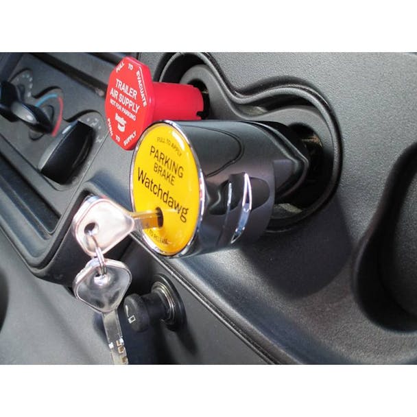 The Watchdawg Tractor Trailer Parking Brake Lock With Key