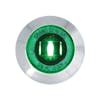 Dual Function 1" Mini Wide Angle Clearance Marker & Turn LED Light - Green/Green