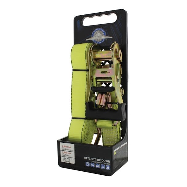1.5" x 15' Heavy Duty Ratchet Tie Down