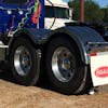 Minimizer "Double Deuce" Silver Mirror Tandem Axle Fender Set