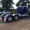 Minimizer "Double Deuce" Silver Mirror Tandem Axle Fender Set - Truck Rear Angle