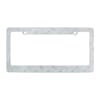 Chrome Diamond Plate License Plate Frame