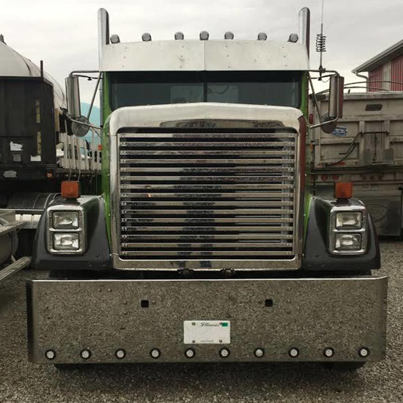 International 9300 9370 9670 Chrome Texas Square Bumper By Valley