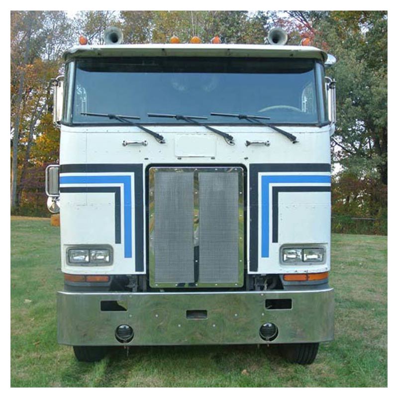 Peterbilt 362 Chrome Texas Square Bumper By Valley Chrome
