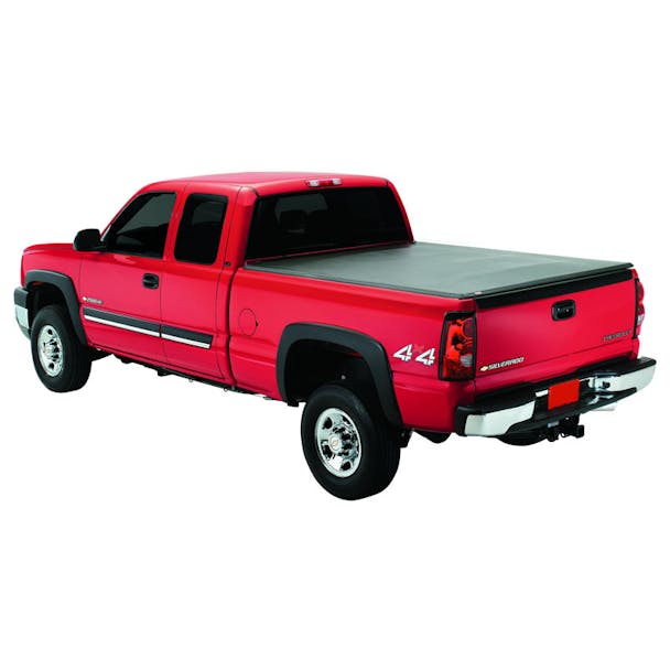 Chevrolet Silverado GMC Sierra 1500 2500 3500 Genesis Tri-Fold Tonneau Cover 1999-2007 Closed
