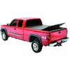 Chevrolet Silverado GMC Sierra 1500 2500 3500 Genesis Tri-Fold Tonneau Cover 2014-2016 Partially Open