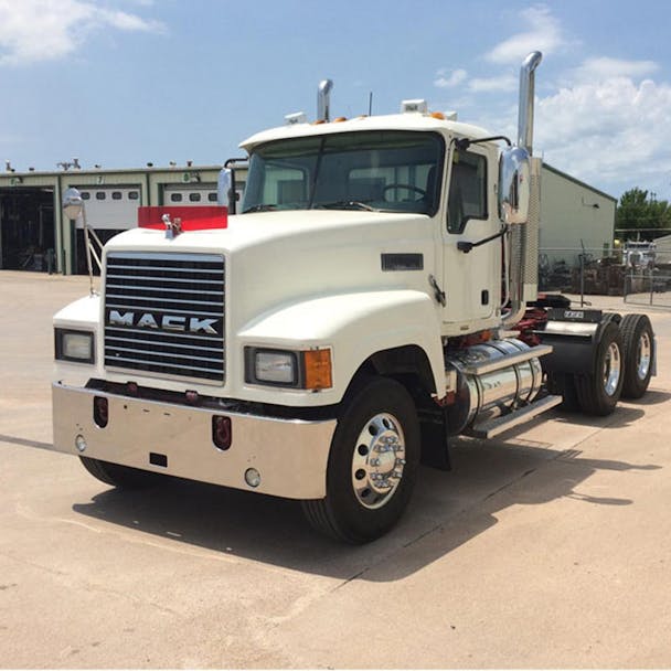 Mack CHN 613 Set Forward Axle Chrome Bumper By Valley Chrome