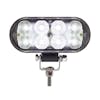 8 LED Oval Wide Angle Driving Work Light Front LEDs On