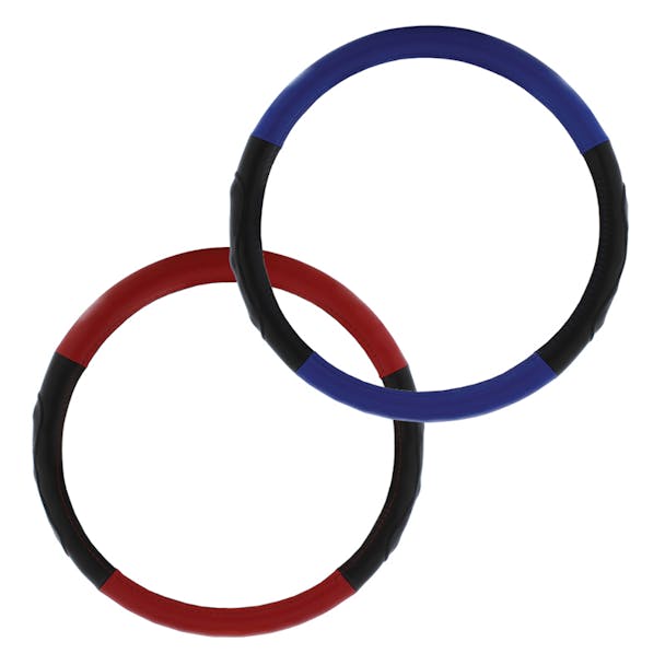 Universal 18" Leather Steering Wheel Covers