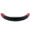 Universal 18" Leather Steering Wheel Cover Red Close-Up