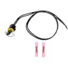 Waterproof 2 Wire Pigtail Male Connector With Female Terminals And Clip