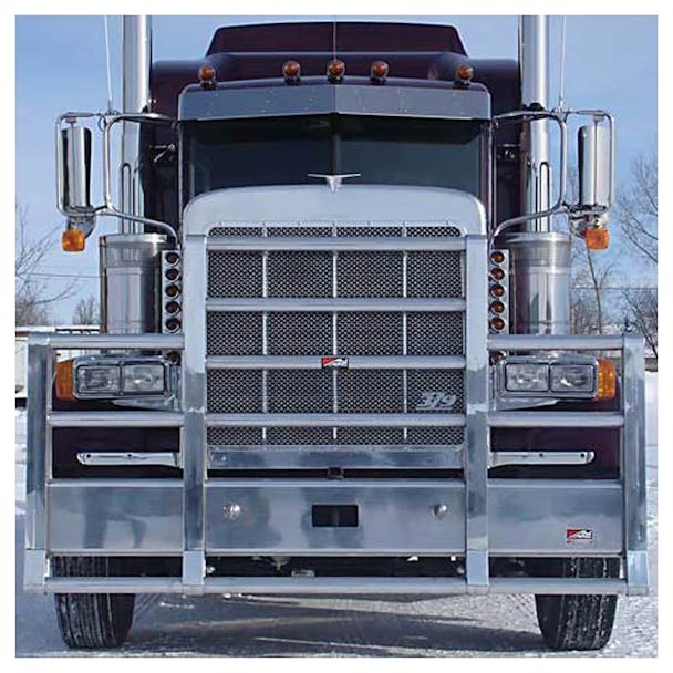 Peterbilt 379 357 378 SFA Ali Arc Straight Front Bumper Grille Guard