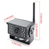 Universal Heavy Duty Digital Wireless Backup Camera System Dimensions