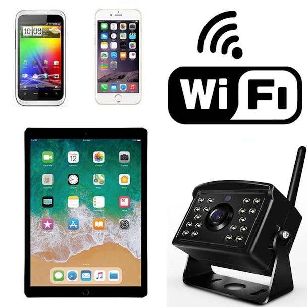 Universal WIFI Heavy Duty Wireless Backup Camera - Default