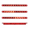 10 Red LED 9" STT Light Bar