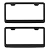 Dual Black Metal License Plate Frame Kit