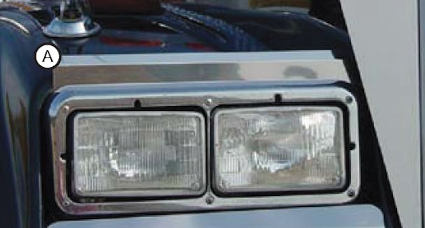 Freightliner Classic & XL Upper Fender Guards Short & Long Hood By RoadWorks