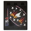 24" x 30" USA Flying Eagle Mud Flaps With Black Background