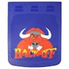 24" x 30" Back Off Bull Mud Flaps With Black Background
