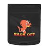 24" x 30" Devil Back Off Mud Flaps With Black Background -Red
