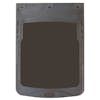 Flat Rubber Mud Flaps Black