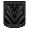 24" x 30" Helix Mud Flaps With Black Background Black