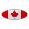 Peterbilt Chrome Flag Style Emblem - Canada