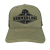 Snapback Army Green Hammer Lane Trucker Hat Front