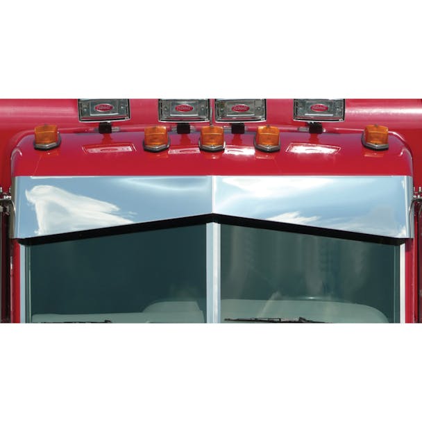 Peterbilt 388 389 Pride & Class Blind Mount Darwin Un-Tie Visor By Roadworks