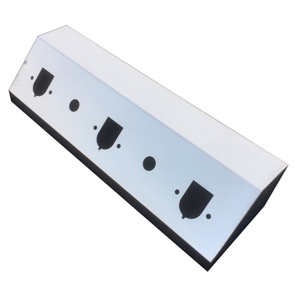 Universal On-Top Airline Box By Iowa Customs Stainless Steel