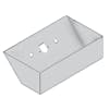 Universal Recessed Airline Box With Flange By Iowa Customs - w/ trailer air 7-way