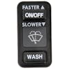 International Windshield Wiper Switch 3534329C1 Switches and Labeling