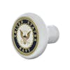 Chrome Deluxe Military Emblem Air Valve Knob - Navy