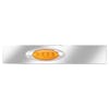 Kenworth Stainless Steel Sleeper Panel Extension With P1 Style Amber Lens