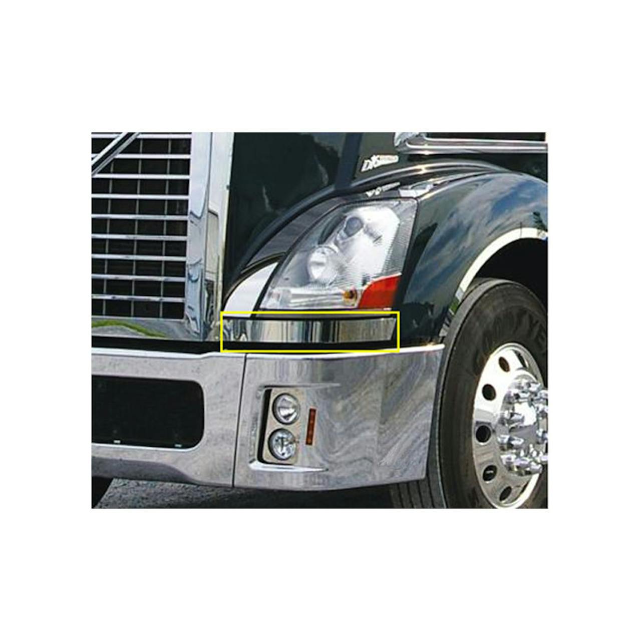 Volvo VNL Fender Guard Chrome Trim Replacement SET-PAIR – MVP Truck Parts