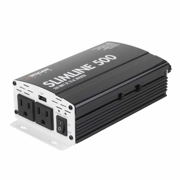 AC Power Inverter 500 Watt Slimline By Wagan Tech