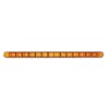 14 LED 12" Light Bar With Black Housing - Amber/Amber